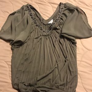 Candies Gray Top